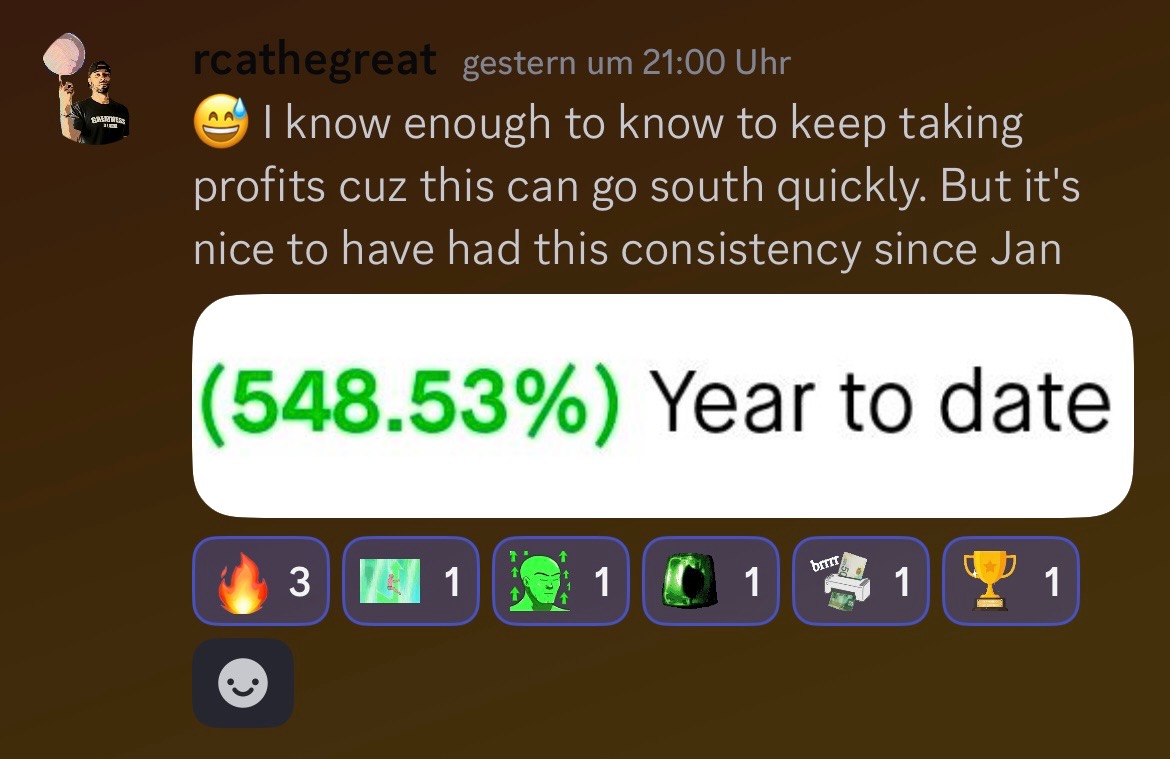 Community member trading snapshot 2